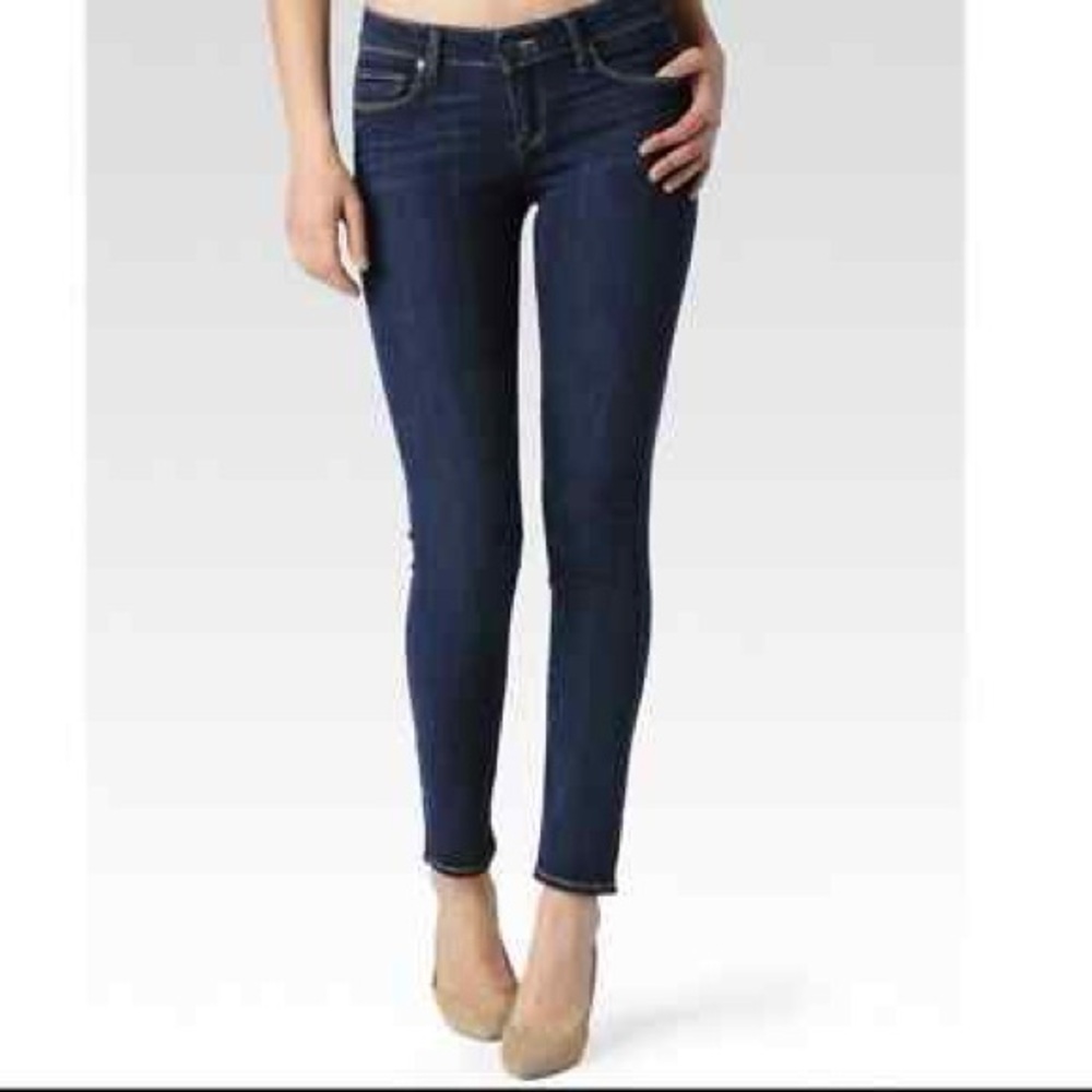 PAIGE Skyline Ankle Peg Palmo Skinny Jeans Size 25